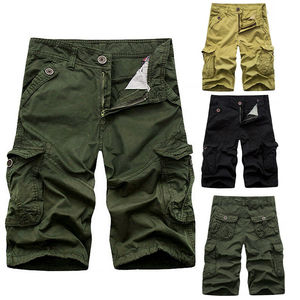 Pantalones cortos informales para hombre, ropa de ocio y exteriores con bolsillos de carga e impresión personalizada a precio de fábrica, última moda - Product Image 1
