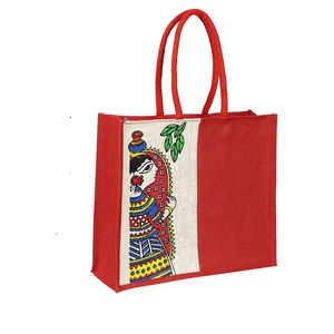 2024 Best New Eco-friendly Biodegradable <b>Jute</b> Carry <b>Bag</b> Handmade Multipurpose Zip Handle Top Sales in India for Promotions - Product Image 3