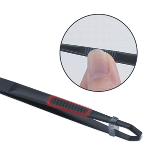 CE ISO approuvé meilleure qualité en acier inoxydable soins de beauté sourcils et cils pince à épiler 8.3 cm couleur noire salon cheveux ciseaux - Product Image 4