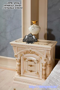 Meubles de chambre à coucher sculptés de style Empire Mughal, meubles de chambre à coucher de style Maharaja, meubles de chambre à coucher sculptés de style indien Taj Mahal - Product Image 2