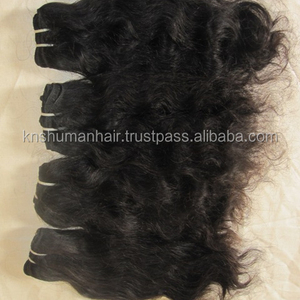 Virgin Remy Wavy Human Hair Extensions Unprocessed Raw Indian Hair Extension Wavy Hair Bundles From India for Factory Prices - Product Image 3