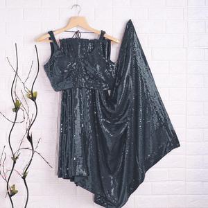 Lingge en mousseline de soie, nouvelle collection de vêtement de réception, couvre-chef brodé en dentelle, nouvelle collection - Product Image 1