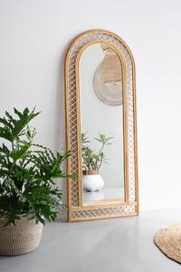 En gros la main en rotin en osier arc miroir pleine longueur corps entier de Vietnam/ SISU/ RMA-009 - Product Image 5