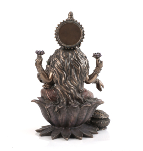 Statue de l'anime Laxmi en résine naturelle, Statue de déesse, indien, Figurine Idol, décoration, Fengshui, cadeau, art artisanal - Product Image 2