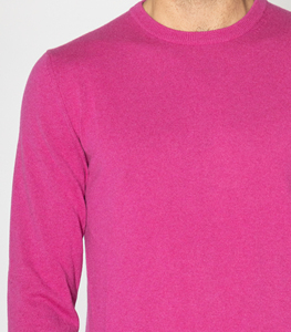 Abbigliamento uomo all'ingrosso puro cashmere maglione girocollo blu pullover uomo per l'inverno - Product Image 5