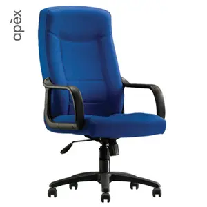Офисное кресло с высокой спинкой, регулируемое по высоте хромированное основание с удобным подлокотником для офиса, фабричная цена 2023