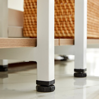 Étagère de rangement contemporaine en bois et métal à hauteur réglable pour salon, bureau à domicile, livres, jouets et poupées, couleur blanche