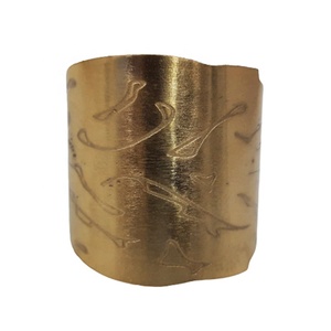 ที่ใส่แหวนผ้าเช็ดปากทองเหลืองตกแต่งโต๊ะชุบนิกเกิลทำด้วยมือ - Product Image 3