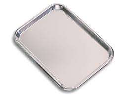 Vente en gros de plateau de service rectangulaire en acier inoxydable 100% moderne et écologique pour la cuisine - Product Image 5