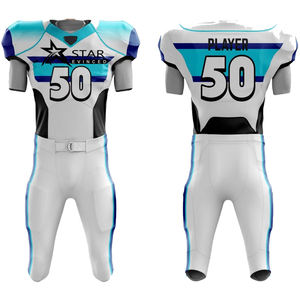 Conjunto de Uniforme de Fútbol Americano Personalizado de Alta Calidad para Adultos, Transpirable, Sublimado, para Práctica, Venta al Por Mayor - Product Image 6