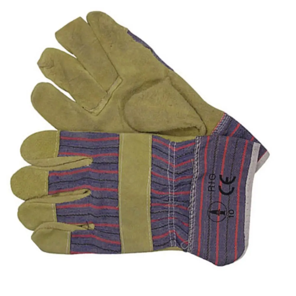 Rigger Leather Palm Heavy Duty Safety Work Glove