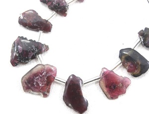 10ชิ้นเกรด AAA พลอยทัวร์มาลีนธรรมชาติสีชมพูหยาบสำหรับทำเครื่องประดับทำด้วยมือลูกปัดหินขายส่ง - Product Image 4