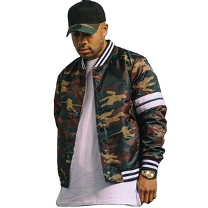 Chaqueta de baloncesto para hombre, venta al por mayor, lisa, Bomber, piloto, Camuflaje, nailon, soporte personalizado, informal, OEM, patrón de servicio estándar, PK - Product Image 2