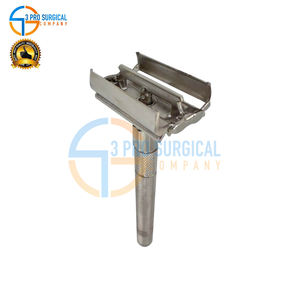 Rasoir de sécurité à double tranchant 3 PRO Butterfly avec lame en acier inoxydable pour le rasage du visage et du corps - Product Image 3