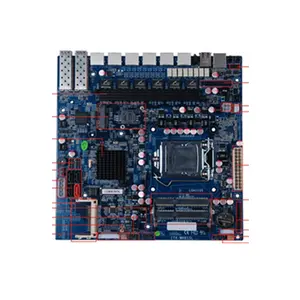 Intel B75 LGA 1155 Mini ITX Bo Mạch Chủ Với 6 LAN Cho I3 I5 I7 Cho Tường Lửa ITX-EM75L6SFP