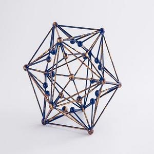 Nouveau design Décoration de table en métal pour la maison Hôtel Bureau Vaisselle Couleur marron Design moderne en fil métallique Accessoires de table décoratifs pour la maison - Product Image 2