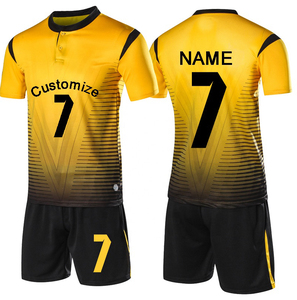 Customization Soccer Uniforms Sublimation Full Printed Sports Wears Soccer Uniforms Sets Wholesale Price Kits Custom Logo - Product Image 2