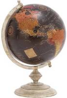 Rotation de la terre de carte du monde de Globe de bureau décoratif antique en métal rustique pour l'éducation
