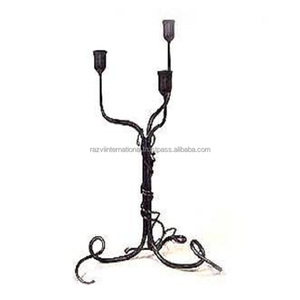 Candelabros de Hierro para Interiores Aliana, Elegantes Portavelas Hechos a Mano, Ecológicos, para Bodas, Faroles, Frascos para el Hogar - Product Image 6