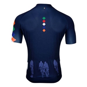 Camiseta de Ciclismo para Hombre, Manga Corta, para Bicicleta de Montaña y Carretera, con Bolsillo Reflectante, Anti-UV, Secado Rápido y Ligera - Product Image 2