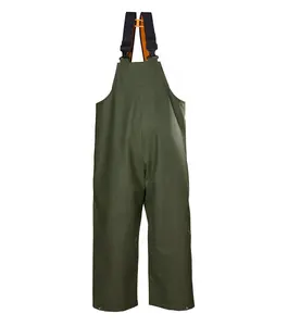 OEM Services Men's Overall Rip-Stop 100% Nylon Waterproof Breathable Water Works Fully Seam Sealed Bib Pant