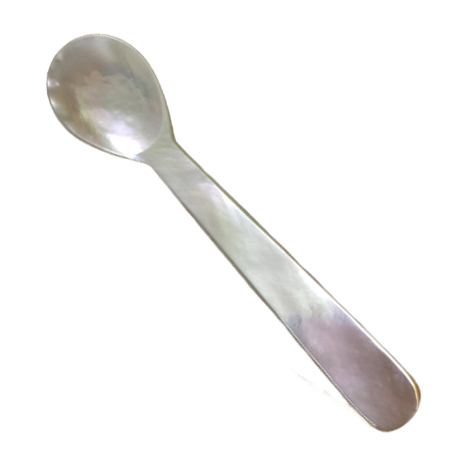 Mother Pearl Seashell Spoons-Eco-Friendly High Fashion Modern Luxury Durable Non-Toxic Giveaways for Cafes Coffee Shops-Gold · image 5