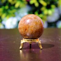 Sphère de quartz Golden Healer, pierre de cristal, énergie de guérison Aura Reiki, gemme de méditation polie, Feng Shui, Art Européen