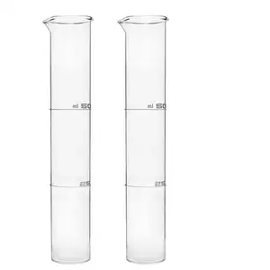 High Quality 50ML 100ML <b>Glass</b> Nessler Cylinder Laboratory <b>Measuring</b> Graduated Cylinder for Experimental Use Color Comparison - Product Image 1