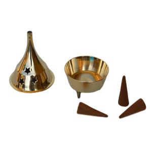 Brûleur d'encens en laiton traditionnel meilleure qualité fait à la main en gros à faible coût - Product Image 4
