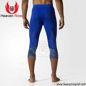 2020 nouveaux collants de compression pour hommes de conception personnalisée pantalons à motif solide de sublimation de haute qualité - Product Image 3