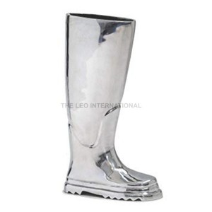 Porte-parapluie poli brillant de forme chaussure pour la maison, le bureau, l'entrée et l'extérieur, fait main - Product Image 2