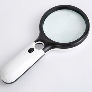6902AB 휴대용 3 개의 LED 조명 3X 45X 돋보기 렌즈 포켓 휴대용 돋보기 - Product Image 3