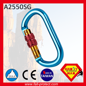 O Shaped Climbing Aluminum Carabiner with CE & UIAA Certified - Product Image 3