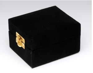 Colgante de terciopelo cuadrado para collar, pendiente, anillo, caja de regalo, soporte, caja de tocador, patrón atractivo - Product Image 3