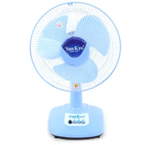 220V OEM ODM Home Appliances Office Space Home SanKyo Three Wings Table Fan 12-Inch Air Cooling Type Table Fans Made In Vietnam