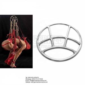 Anillo de suspensión Shibari de acero inoxidable, anillo de suspensión liso/Shibari Triskele/anillo de suspensión Shibari de acero unido - Product Image 4