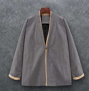 Wholesale Custom logo Japan Style Spring Autumn Cool Fashion <strong>Kimono</strong> <strong>Mens</strong> Bomber <strong>Jacket</strong> - Product Image 5