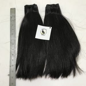 Cheveux vierges japonaises naturels à Double trame — ali queen, 100% cheveux non traités, crépus lisses, couleur naturelle, vente en gros, 10A - Product Image 4