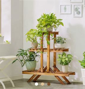 حامل نباتات ورف زهور خشبي للحدائق المنزلية الداخلية والخارجية للبيع بالجملة - Product Image 5