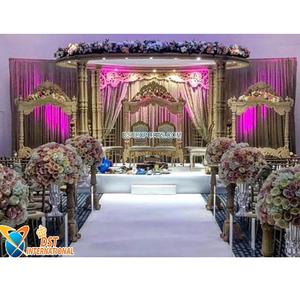 Regency Mandap for Big Fat Indian Weddings Indian Wedding Decor Ethnic Mandap Setup Unique and Traditional Wedding Mandap Decor - Product Image 1