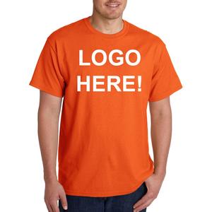 Camisetas con estampado personalizado para hombre, logotipo personalizado, serigrafía, diseño de tu propio logotipo, liso, 100% algodón, blanco, manga corta, alto - Product Image 4