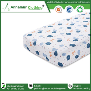 Sábanas de cuna de algodón ultra suave protector de colchón de cuna de bambú Funda de colchón de cuna de bambú colchón de bebé - Product Image 4