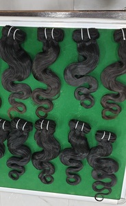 Donante femenina 100% Original cabello humano crudo virgen Remy de cabello en la mujer de la India pelucas de cabello humano Rubio - Product Image 5