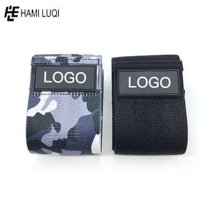 Resistance Band Set for <b>Women</b> and Men Upgraded Non Slip Booty Exercise Bands for Butt and Legs Elastic Fabric Workout Bands - Product Image 2