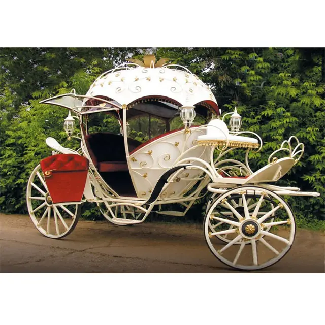 Luxe Prinses Bruiloft Cinderella Vervoer/Buggy Top Cinderella Paard Vervoer Voor Bruiloften Nieuwe Bruiloft Cinderella Carriage