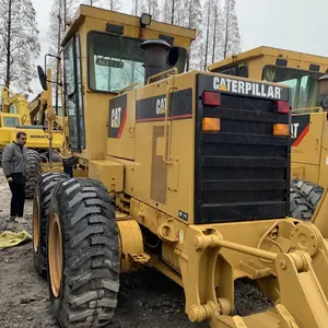 Top Quality Caterpillar Original Made In USA Used CAT 140H/14H/140K/14G/140G Road Motor Grader For Sale In Shanghai City