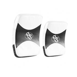 Venta al por mayor de todos los diseños personalizados y logotipo de entrenamiento profesional de cuero Pu Kick Boxing Kicking Muay Thai Kick Pads - Product Image 1