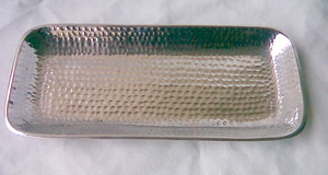 ถาดเสิร์ฟทองเหลืองสีทองทรงกลมสำหรับตกแต่งบ้านโรงแรมหรือร้านอาหาร - Product Image 3