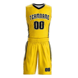 Ensemble de maillots de basket-ball en polyester unisexe à séchage rapide et respirant Chemise de sport personnalisée de grande taille pour adulte anti-UV - Product Image 2