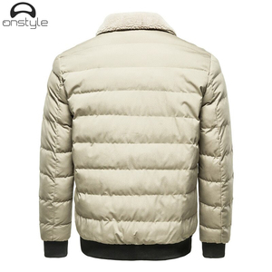 Veste d'hiver matelassée pour homme à capuche respirante écologique non tissée 100% polyester rembourrée chaude décontractée - Product Image 2